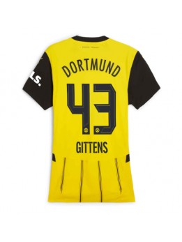 Borussia Dortmund Jamie Bynoe-Gittens #43 Zenski Domaci Dres 2024-25 Kratak Rukavima